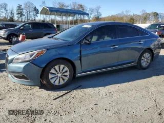 2016 Hyundai Sonata Hybrid SE with VIN KMHE24L18GA038362, listed as a Copart auction lot 78178493 with 83,222 mi miles. Bid and sale history available at carsss.com. Image 1.