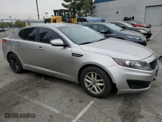 2011 Kia Optima LX with VIN KNAGM4A79B5172939, listed as a Copart auction lot 48065655 with 122,992 mi miles and Salvage Title. Bid and sale history available at carsss.com. Image 4.