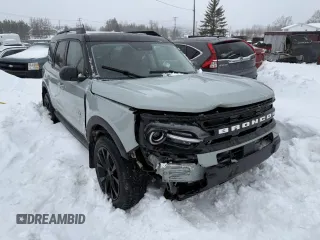 2021 Ford Bronco Sport Outer Banks with VIN 3FMCR9C68MRA13717, listed as a Copart auction lot 51311205 with 75,685 mi miles and Salvage title. Bid and sale history available at DreamBid. Image 4.