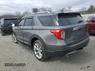 2021 Ford Explorer Platinum with VIN 1FM5K8HC1MGB57882, listed as a Copart auction lot 47325365 with 61,344 mi miles and Salvage Title. Bid and sale history available at carsss.com. Image 2.