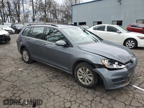 2016 Volkswagen Golf SportWagen TSI S with VIN 3VWC17AU1GM502704, listed as a Copart auction lot 86212264 with 97,142 mi miles and Salvage Title. Bid and sale history available at carsss.com. Image 4.