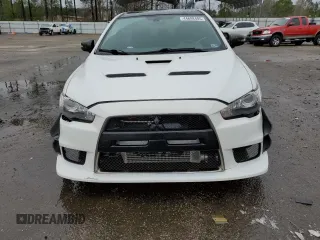 2015 Mitsubishi Lancer Evolution Final Edition with VIN JA32W7FV8FU028938, listed as a Copart auction lot 44698405 with 48,801 mi miles and Salvage Title. Bid and sale history available at carsss.com. Image 5.