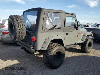 1997 Jeep Wrangler Sport with VIN 1J4FY19S5VP520801, listed as a Copart auction lot 75301274 with 0 mi miles and Non Repairable. Bid and sale history available at carsss.com. Image 3.
