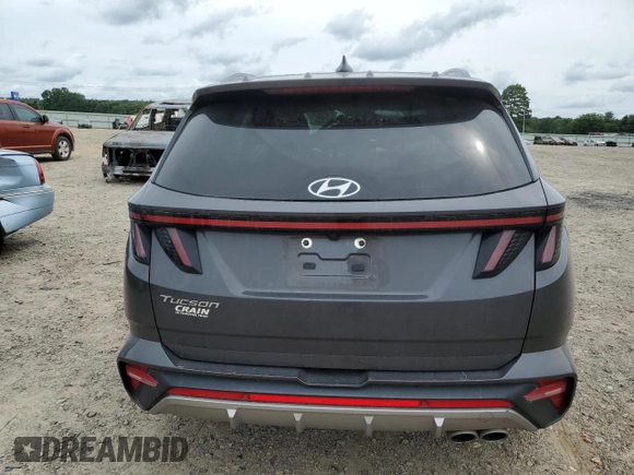 2022 Hyundai Tucson N Line with VIN KM8JF3AE4NU100497, listed as a Copart auction lot 65032454 with 0 mi miles and Salvage Title. Bid and sale history available at carsss.com. Image 6.