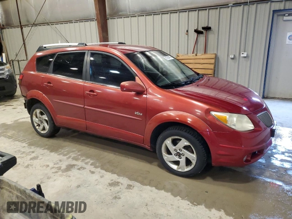 2005 Pontiac Vibe with VIN 5Y2SL63845Z410629, listed as a Copart auction lot 51704475 with 261,027 mi miles and Non Repairable. Bid and sale history available at carsss.com. Image 4.