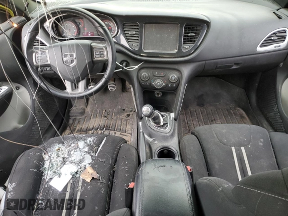 2013 Dodge Dart SXT with VIN 1C3CDFBH7DD231701, listed as a Copart auction lot 89143015 with 0 mi miles and Salvage Title. Bid and sale history available at carsss.com. Image 8.