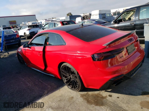 2021 Audi RS 5 z VIN WUANWAF5XMA901862, wystawiony jako Copart lot #64143363 z przebiegiem 19 022 mil mil oraz . Historia ofert i sprzedaży dostępna na DreamBid. Obrazek 2.