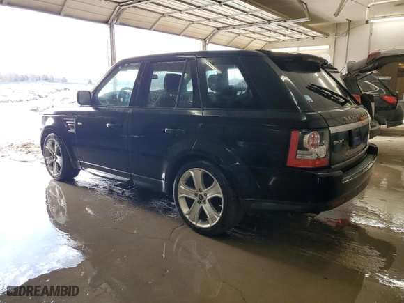 2013 Land Rover Range Rover Sport HSE LUX with VIN SALSK2D49DA810375, listed as a Copart auction lot 46926375 with 0 mi miles and Salvage Title. Bid and sale history available at carsss.com. Image 2.