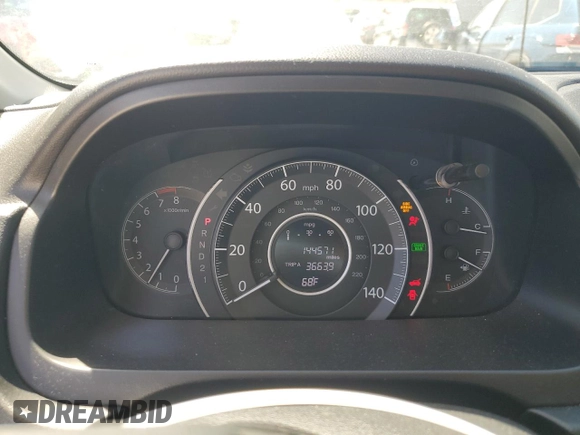 2014 Honda CR-V EX-L with VIN 5J6RM3H74EL014773, listed as a Copart auction lot 49443455 with 144,571 mi miles and Salvage Title. Bid and sale history available at carsss.com. Image 9.