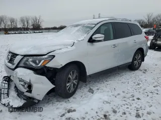 2020 Nissan Pathfinder S with VIN 5N1DR2AM1LC608564, listed as a Copart auction lot 46045955 with 83,886 mi miles and Salvage Title. Bid and sale history available at carsss.com. Image 1.
