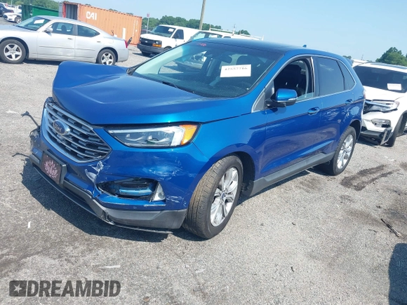 2020 Ford Edge Titanium with VIN 2FMPK4K96LBA55482, listed as a IAAI auction lot 42557716 with 61,509 mi miles and . Bid and sale history available at DreamBid. Image 16.