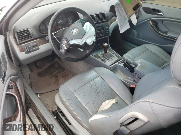2000 BMW 3 Series 323Ci with VIN WBABM3341YJN62022, listed as a Copart auction lot 53943414 with 208,047 mi miles and Salvage Title. Bid and sale history available at DreamBid. Image 8.