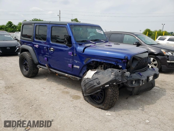 2018 Jeep Wrangler Unlimited Sport с VIN 1C4HJXDG5JW176850, выставлен на аукционе Copart как лот 59404825 с пробегом 99 383 миль миль и Списание • Salvage title. История ставок и продаж доступна на DreamBid. Изображение 4.