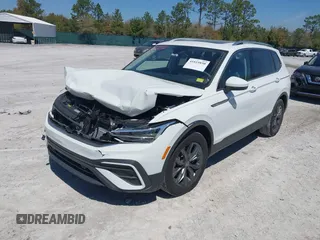 2024 Volkswagen Tiguan SE with VIN 3VVNB7AX2RM022579, listed as a IAAI auction lot 41819850 with 8,651 mi miles and . Bid and sale history available at DreamBid. Image 2.