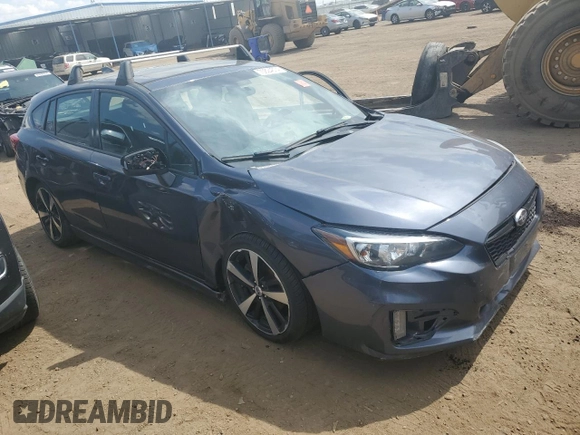 2017 Subaru Impreza Special Sports with VIN 4S3GTAL64H1713775, listed as a Copart auction lot 70824674 with 89,742 mi miles and Salvage title. Bid and sale history available at DreamBid. Image 4.