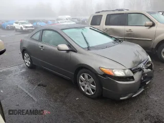2006 Honda Civic Cpe LX with VIN 2HGFG11666H573117, listed as a Copart auction lot 86996744 with 195,733 mi miles and Salvage Title. Bid and sale history available at carsss.com. Image 4.