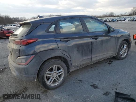 2022 Hyundai Kona SE with VIN KM8K2CAB6NU915757, listed as a Copart auction lot 42682815 with 27,967 mi miles and Salvage Title. Bid and sale history available at carsss.com. Image 3.