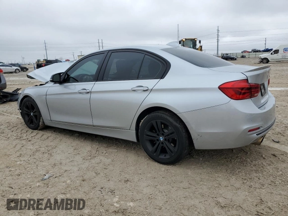 2016 BMW 3 Series 328i with VIN WBA8E9G55GNU29218, listed as a Copart auction lot 44810785 with 0 mi miles and Salvage Title. Bid and sale history available at carsss.com. Image 2.