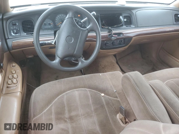 1996 Mercury Grand Marquis GS with VIN 2MELM74W8TX673695, listed as a Copart auction lot 44953635 with 271,807 mi miles and Salvage Title. Bid and sale history available at DreamBid. Image 8.