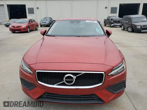2019 Volvo S60 Momentum with VIN 7JR102FK5KG005814, listed as a Copart auction lot 77935604 with 81,922 mi miles and Salvage Title. Bid and sale history available at carsss.com. Image 5.