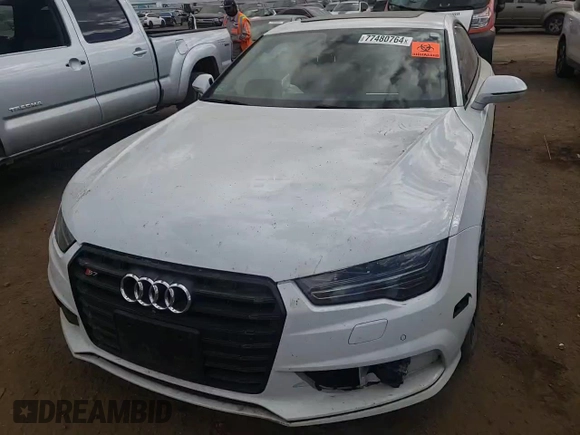 2016 Audi S7 with VIN WAUW2AFC5GN007029, listed as a Copart auction lot 77480764 with 105,830 mi miles and Salvage Title. Bid and sale history available at carsss.com. Image 11.