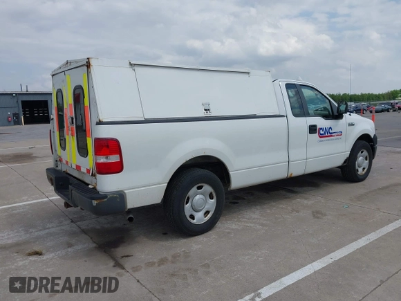 2007 Ford F-150 XL with VIN 1FTRF12W67NA77417, listed as a IAAI auction lot 42275195 with 147,164 mi miles and . Bid and sale history available at DreamBid. Image 4.