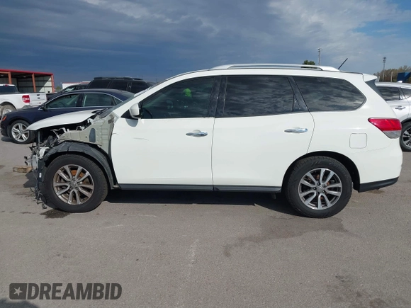 2015 Nissan Pathfinder SV z VIN 5N1AR2MM4FC655543, wystawiony jako IAAI lot #40638559 z przebiegiem 183 436 mil mil oraz . Historia ofert i sprzedaży dostępna na DreamBid. Obrazek 14.