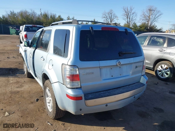 2009 Mercury Mariner Hybrid with VIN 4M2CU29359KJ04974, listed as a IAAI auction lot 41737749 with 150,783 mi miles. Bid and sale history available at carsss.com. Image 3.