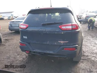 2017 Jeep Cherokee Trailhawk with VIN 1C4PJMBS4HW647852, listed as a IAAI auction lot 41192324 with 116,429 mi miles and . Bid and sale history available at DreamBid. Image 16.