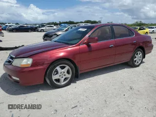 2003 Acura TL with VIN 19UUA56683A088576, listed as a Copart auction lot 51753005 with 255,529 mi miles and Salvage Title. Bid and sale history available at carsss.com. Image 1.