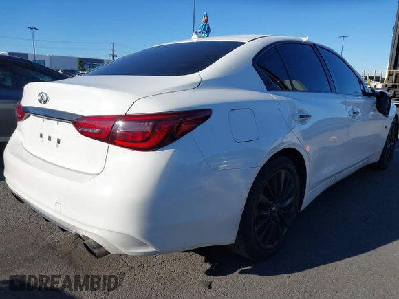 2020 Infiniti Q50 3.0t LUXE with VIN JN1EV7AP0LM207094, listed as a IAAI auction lot 41754138 with 66,609 mi miles. Bid and sale history available at carsss.com. Image 4.