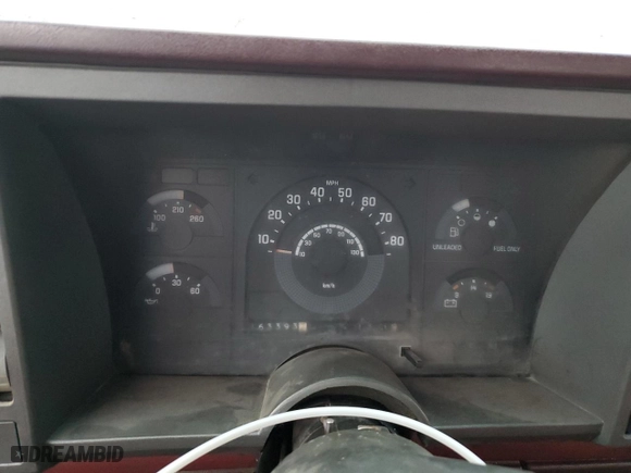 1990 Chevrolet C/K 1500 with VIN 2GCEK19Z8L1124789, listed as a Copart auction lot 83095734 with 163,393 mi miles and Salvage Title. Bid and sale history available at carsss.com. Image 9.