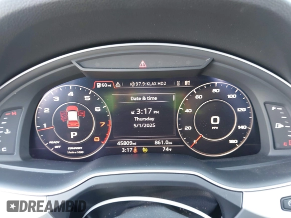 2019 Audi Q7 Premium Plus с VIN WA1LHAF78KD025573, выставлен на аукционе IAAI как лот 42173645 с пробегом 45 809 миль миль и . История ставок и продаж доступна на DreamBid. Изображение 7.
