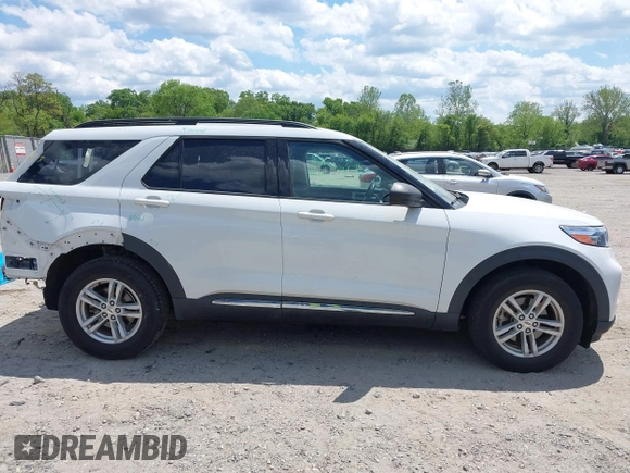 2021 Ford Explorer XLT z VIN 1FMSK8DH5MGA54632, wystawiony jako IAAI lot #42229993 z przebiegiem 34 304 mil mil oraz . Historia ofert i sprzedaży dostępna na DreamBid. Obrazek 13.