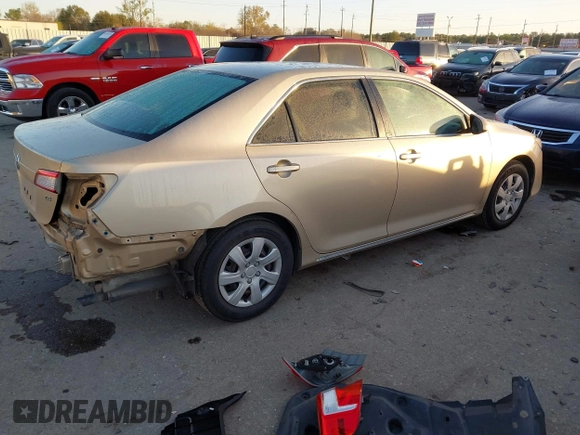 2012 Toyota Camry L with VIN 4T4BF1FK2CR162801, listed as a IAAI auction lot 41200566 with 130,071 mi miles. Bid and sale history available at carsss.com. Image 4.