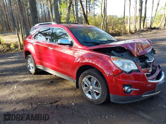 2013 Chevrolet Equinox LTZ with VIN 2GNALFEK0D6346773, listed as a IAAI auction lot 41844599 with 86,844 mi miles. Bid and sale history available at carsss.com. Image 1.
