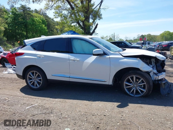 2024 Acura RDX Technology with VIN 5J8TC2H57RL017388, listed as a IAAI auction lot 42236007 with 14,261 mi miles and . Bid and sale history available at DreamBid. Image 14.