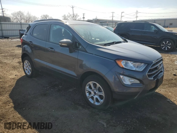 2021 Ford EcoSport SE with VIN MAJ6S3GL1MC400763, listed as a Copart auction lot 48914775 with 128,780 mi miles and Salvage title. Bid and sale history available at DreamBid. Image 4.