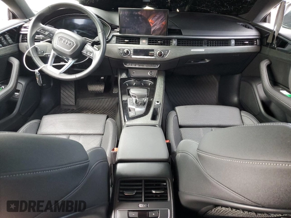 2021 Audi A5 Sportback S line Premium Plus with VIN WAUFACF54MA010958, listed as a Copart auction lot 64540933 with 28,402 mi miles. Bid and sale history available at carsss.com. Image 8.