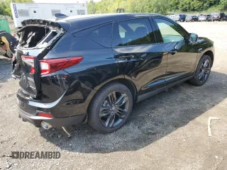 2023 Acura RDX w/A-Spec Package with VIN 5J8TC2H68PL021729, listed as a Copart auction lot 79398404 with 3,493 mi miles and Salvage title. Bid and sale history available at DreamBid. Image 3.