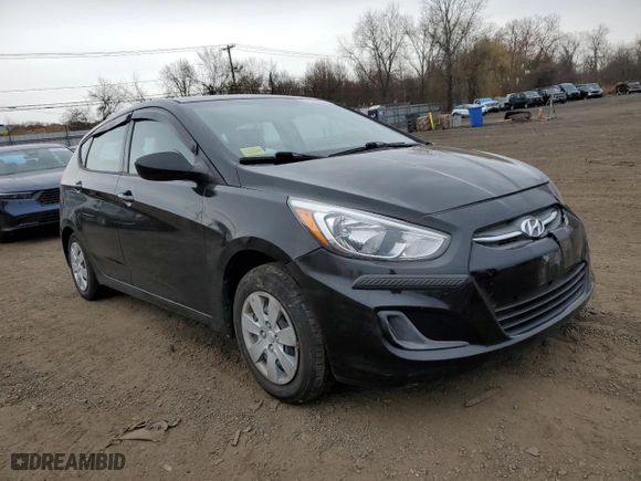 2017 Hyundai Accent SE with VIN KMHCT5AE0HU335349, listed as a Copart auction lot 51677435 with 129,831 mi miles and Salvage Title. Bid and sale history available at carsss.com. Image 4.