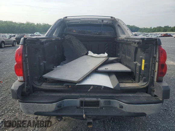 2004 Chevrolet Avalanche Z71 with VIN 3GNEK12T54G235614, listed as a Copart auction lot 78718624 with 187,103 mi miles and Salvage Title. Bid and sale history available at DreamBid. Image 6.