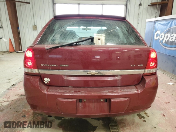 2006 Chevrolet Malibu Maxx LT with VIN 1G1ZT63856F153930, listed as a Copart auction lot 87663775 with 106,367 mi miles and Salvage Title. Bid and sale history available at carsss.com. Image 6.