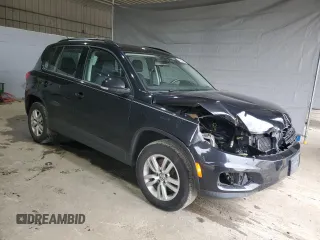 2017 Volkswagen Tiguan S with VIN WVGBV7AXXHK011064, listed as a Copart auction lot 49745425 with 67,994 mi miles and Salvage Title. Bid and sale history available at DreamBid. Image 4.