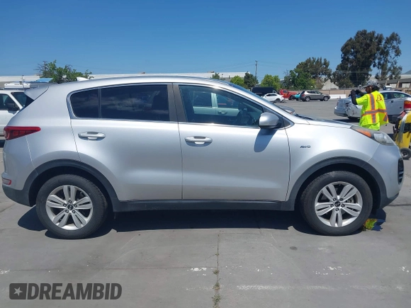 2017 Kia Sportage LX with VIN KNDPMCAC8H7130334, listed as a IAAI auction lot 42184166 with 128,364 mi miles and . Bid and sale history available at carsss.com. Image 13.