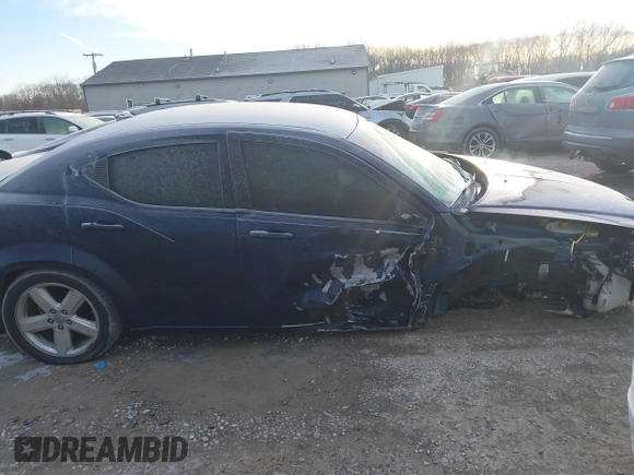 2013 Dodge Avenger SE with VIN 1C3CDZAB1DN665198, listed as a IAAI auction lot 41452523 with 144,249 mi miles. Bid and sale history available at carsss.com. Image 14.