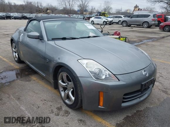 2006 Nissan 350Z Touring with VIN JN1AZ36A26M457957, listed as a IAAI auction lot 41480181 with 103,606 mi miles. Bid and sale history available at carsss.com. Image 1.
