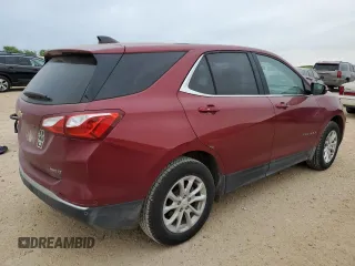 2019 Chevrolet Equinox LT z VIN 2GNAXUEV4K6249253, wystawiony jako Copart lot #53160415 z przebiegiem 59 362 mil mil oraz Czysty tytuł • Clean title. Historia ofert i sprzedaży dostępna na DreamBid. Obrazek 3.