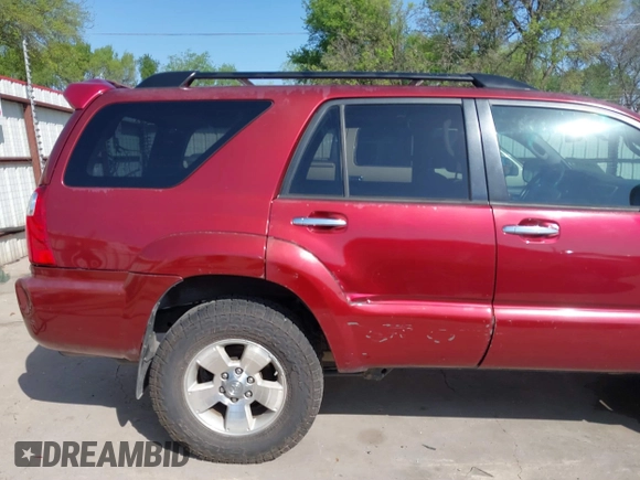 2006 Toyota 4Runner SR5 with VIN JTEZU14R568059478, listed as a IAAI auction lot 41865355 with 184,222 mi miles and . Bid and sale history available at DreamBid. Image 19.