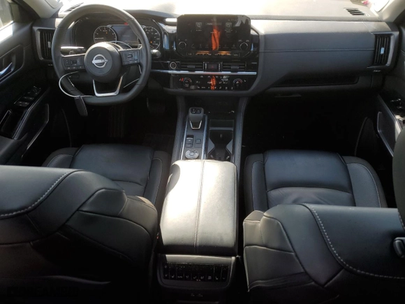 2024 Nissan Pathfinder SL with VIN 5N1DR3CD1RC204708, listed as a Copart auction lot 45427355 with 15,066 mi miles and Salvage Title. Bid and sale history available at carsss.com. Image 8.